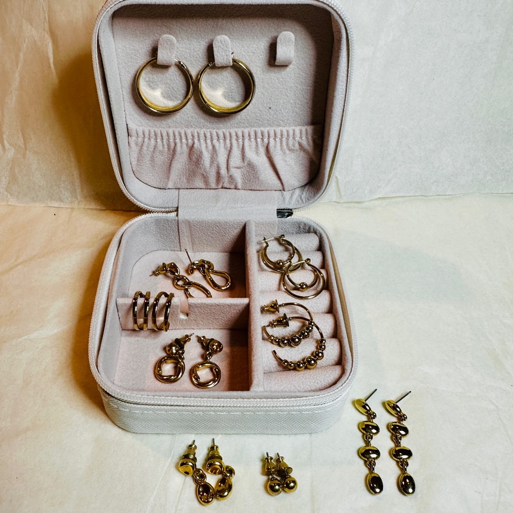 Monet Gold Earring Collection